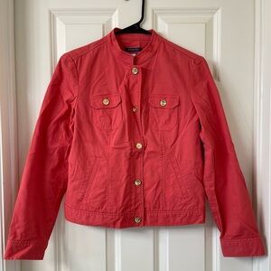 Jones Wear - Coral Utility Jacket - Petite Medium - EUC!